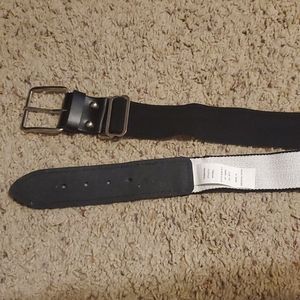 Teamwork Athletic Apparel Black White Stretch Adjustable Belt